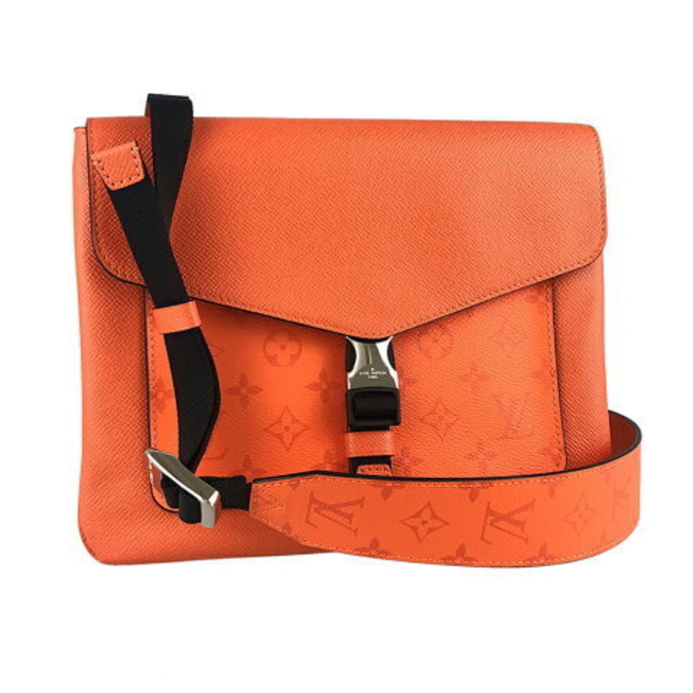 Louis Vuitton Taigarama Flap Messenger Volcano Orange Bag